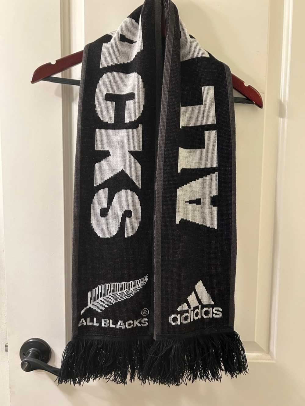 ADIDAS ALL BLACKS Rugby Supporter Scarf